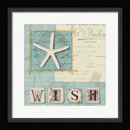 Framed Beach Journal II Print