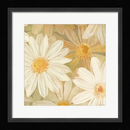 Framed Daisy Story Square II Print