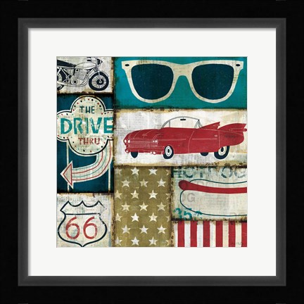 Framed American Pop II Print