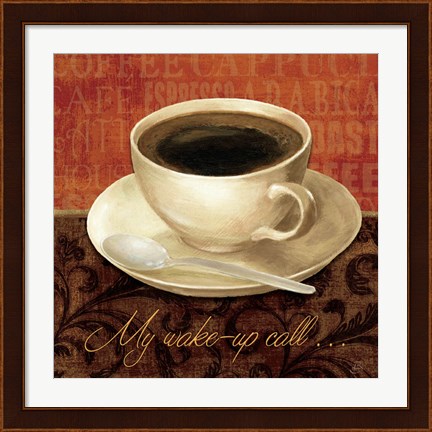 Framed Coffee Talk II Print