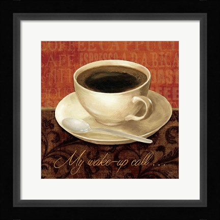 Framed Coffee Talk II Print