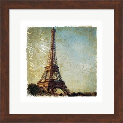Framed Golden Age of Paris I Print