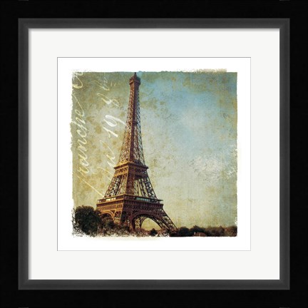 Framed Golden Age of Paris I Print