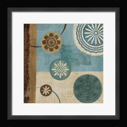 Framed New Generation Blue II Print