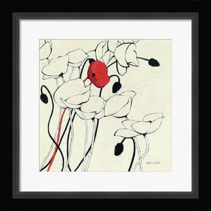 Framed Filament de Vie I Print