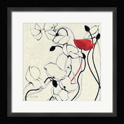 Framed Filament de Vie II Print