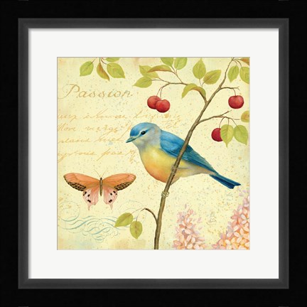 Framed Garden Passion IV Print