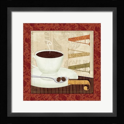 Framed Coffee Cup I Print