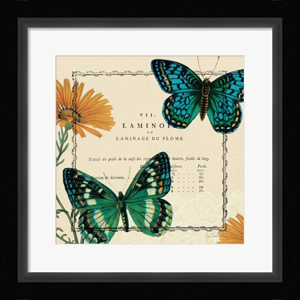 Framed Summer Pages III Print