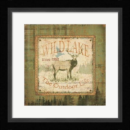 Framed Outdoor Life I Print