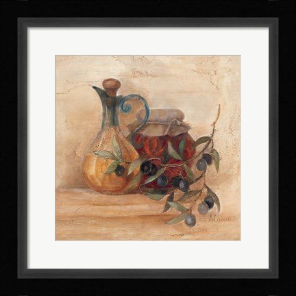 Framed Tuscan Table IV Print