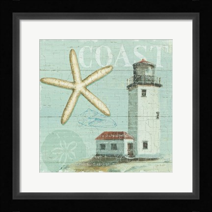 Framed Beach House II Print