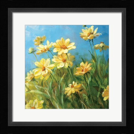 Framed Summer Field I Print