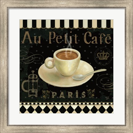 Framed Cafe Parisien II Print