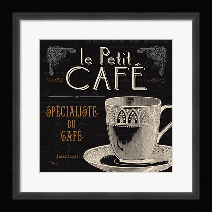 Framed Flavors of France II Print