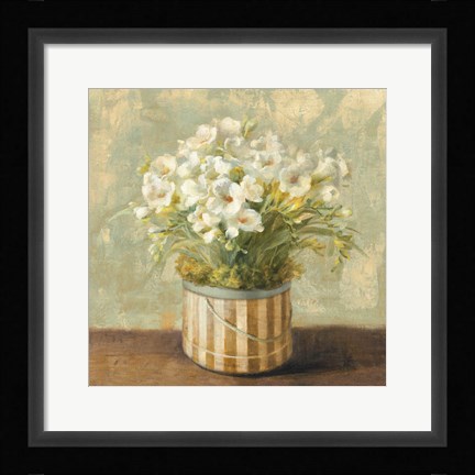 Framed Hatbox Freesia Print
