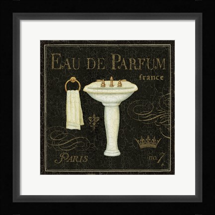 Framed Bain De Luxe III Print