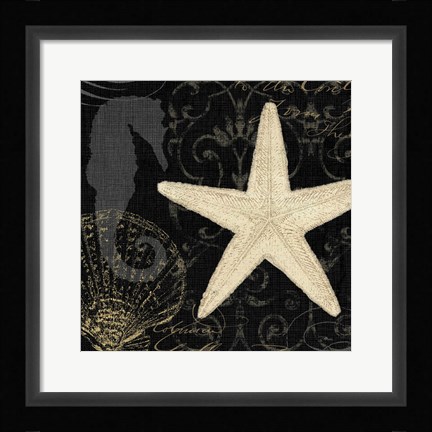 Framed Coastal Moonlight I Print