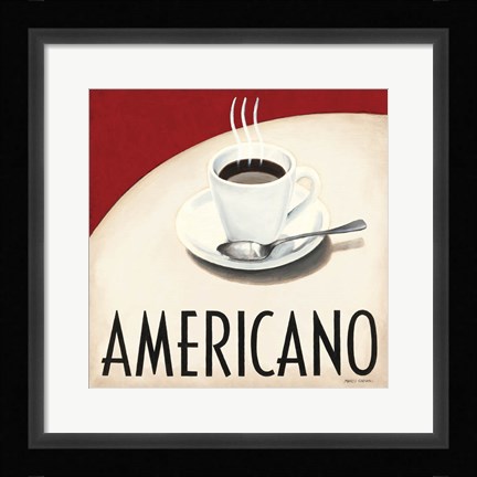 Framed Cafe Moderne III Print