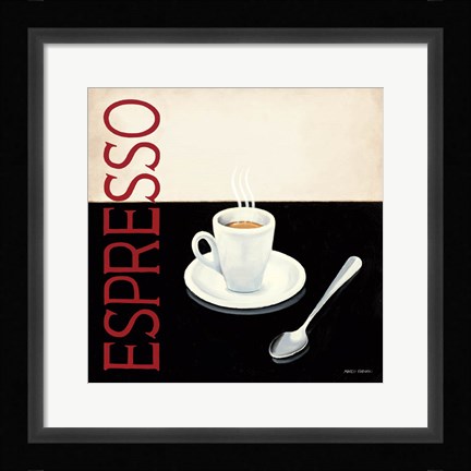 Framed Cafe Moderne IV Print