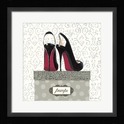 Framed Tres Chic Square I Print