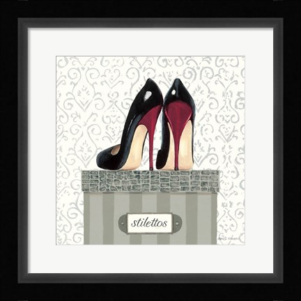 Framed Tres Chic Square IV Print