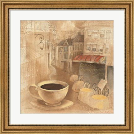 Framed Cafe de Paris I Print
