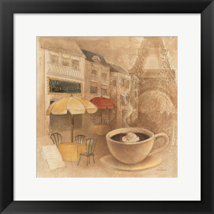 Framed Cafe de Paris II Print