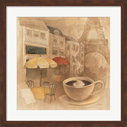 Framed Cafe de Paris II Print