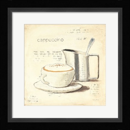 Framed Parisian Coffee IV Print