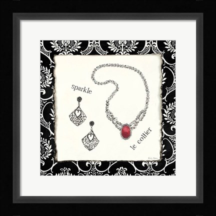 Framed Cosmetique III Print