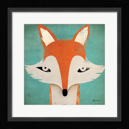 Framed Fox Print