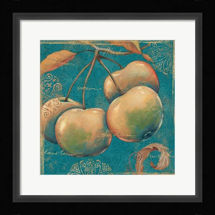 Framed Lovely Fruits III Print