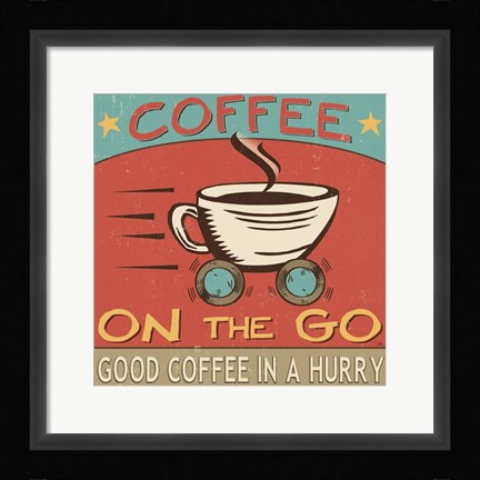 Framed Coffeehouse III Print