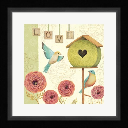 Framed Welcome Home II Print