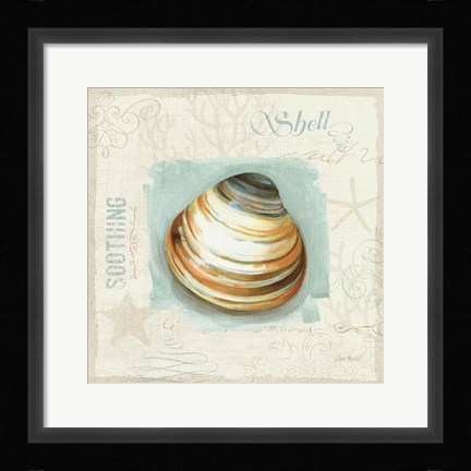 Framed Coastal Jewels III Print