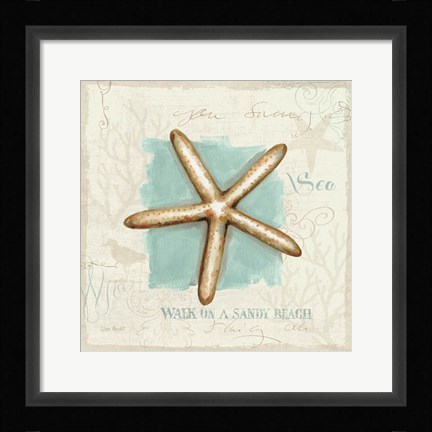 Framed Coastal Jewels IV Print
