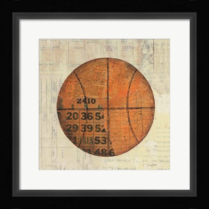 Framed Play Ball IV Print