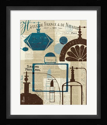 Framed French Spa I Print