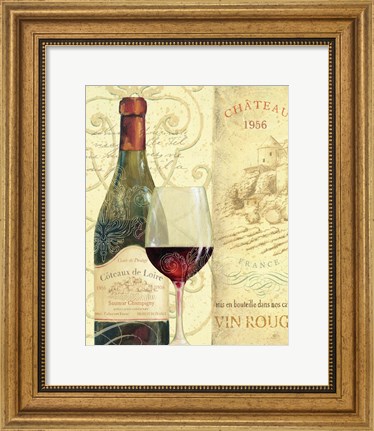 Framed Wine Passion II Print