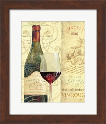 Framed Wine Passion II Print