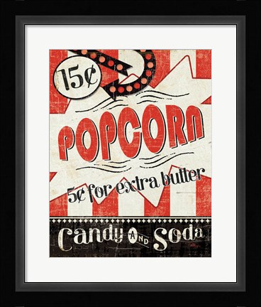 Framed Movie Night II Print