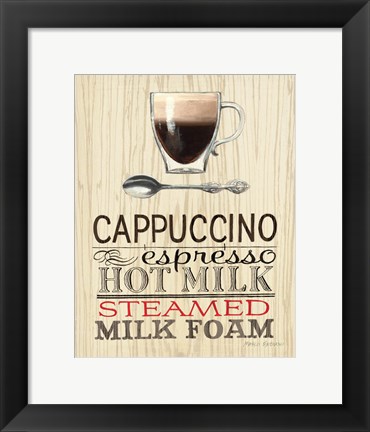 Framed Cappucino Print