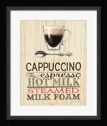 Framed Cappucino Print