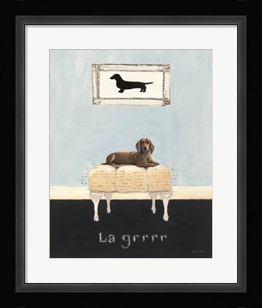 Framed La Grrr Print