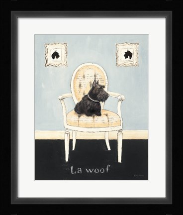 Framed La Woof Print