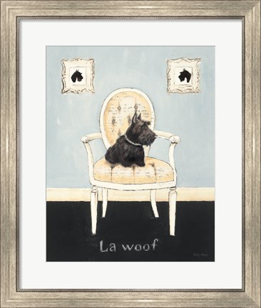 Framed La Woof Print