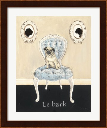 Framed Le Bark Print