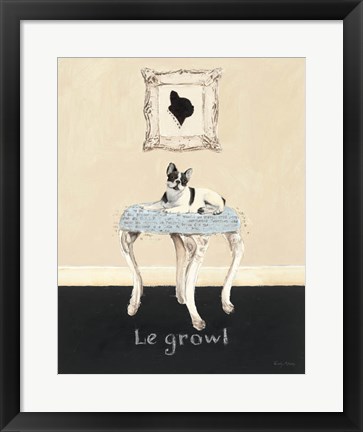 Framed Le Growl Print