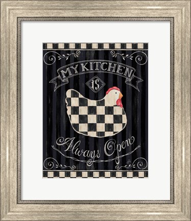 Framed Casual Country I Print